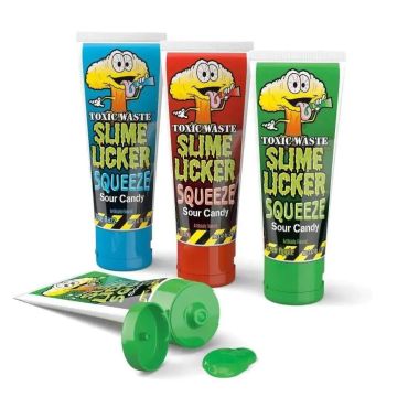 Toxic Waste Slime Licker Squeeze Candy 70g (2.47oz) (Box of 12)