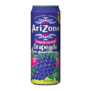 Arizona Grapeade Drink Can 680ml (23 fl.oz) (Box of 24)
