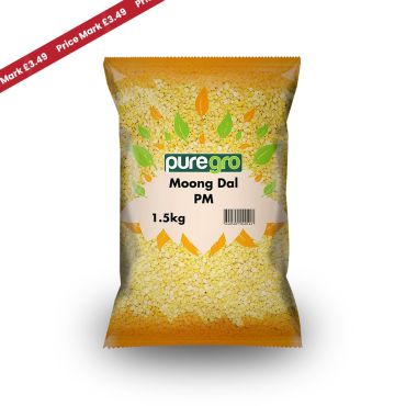 Puregro Moong Dal PM £3.49 1.5kg (Box of 6)