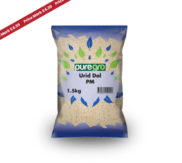Puregro Urid Dal PM £4.39 1.5kg (Box of 6)