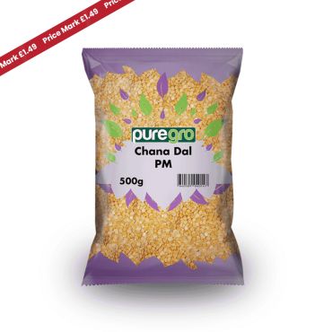 Puregro Chana Dal 500g PM £1.49 (Box of 10)