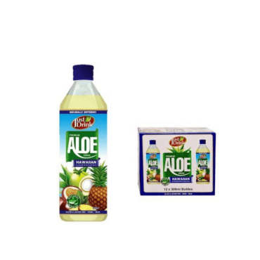 Just Drink Hawaiian Aloe 500ml (Case of 12)