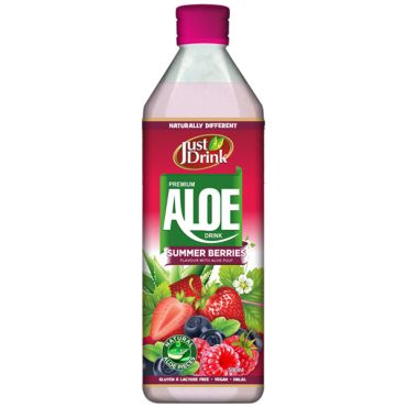 Just Drink Summer Berries Aloe 500ml (Case of 12)