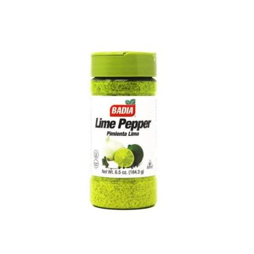 Badia Lime Pepper Seasoning 184g (6.5oz) (Box of 6)