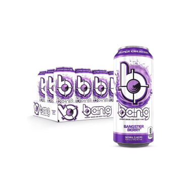 Bang Energy Drink Bangster Berry 500ml (16.9 fl.oz) (Box of 6)