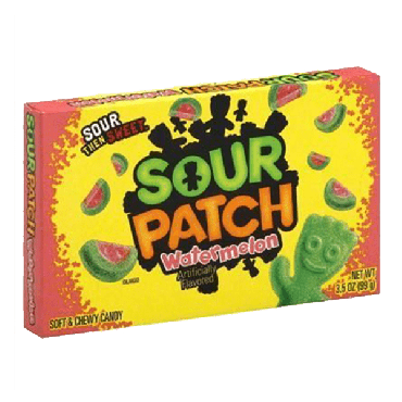 Sour Patch Kids Watermelon Theater Box 99g (3.5oz) (Box of 12) 
