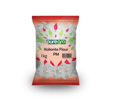 Puregro Kokonte Flour (Grounded Cassava) 1kg PM £1.99 (Box of 6)