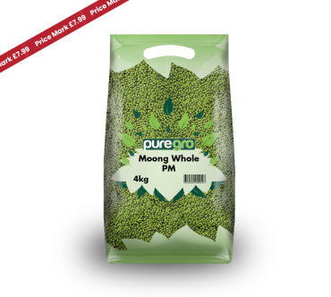Puregro Moong Whole PM £7.99 4kg (Box of 5)