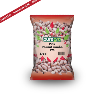 Puregro Pink Peanut Jumbo 375g PM £1.79 (Box of 10)