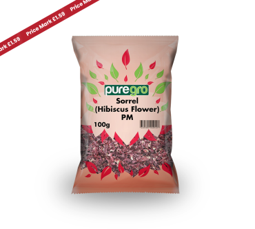 Puregro Sorrel (Hibiscus Flower) 100g PMP £1.59  (Box of 10)