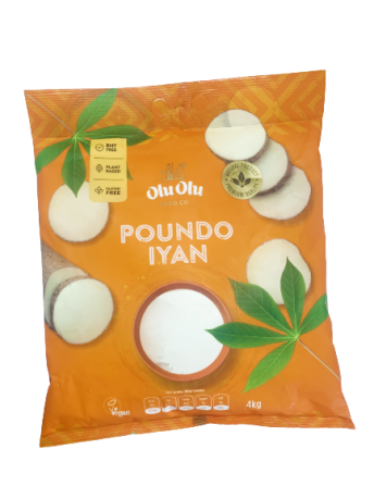Olu Olu Pound'Ol Iyan (Pounded Yam) 4kg (Box of 4)