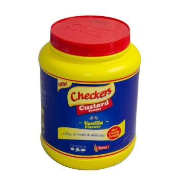 Checkers Custard Powder Vanilla Flavour 1kg (Box of 4)