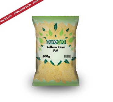 Puregro Yellow Gari 500g PM £1.39 (Box of 10)
