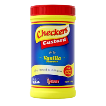Checkers Custard Powder Vanilla Flavour 400g (Box of 12)