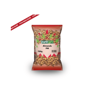 Puregro Almonds 700g PM £6.99 (Box of 10)