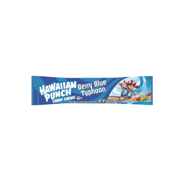 Hawaiian Punch Chews Bar Berry Blue Typhoon 22g (0.8oz) (Box of 36)