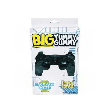 BIG YUMMY GUMMY Blue Razz Gamer - Display Carton 150g (5.29oz) (Case of 12)