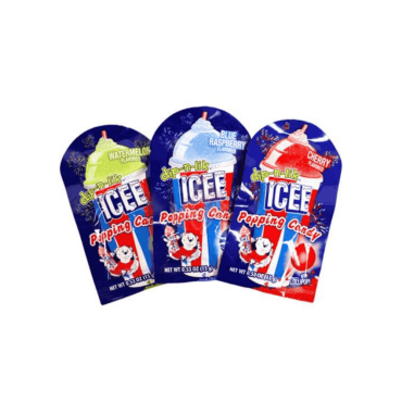 Koko's Icee Popping Candy w/ Lollipop 15g (0.53oz) (Box of 18) BBE 24 AUG 2025