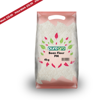 Puregro Bean Flour 4kg PM £12.99 (Box of 5)