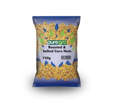 Puregro Roasted & Salted Corn Nuts 750g (Box of 6)