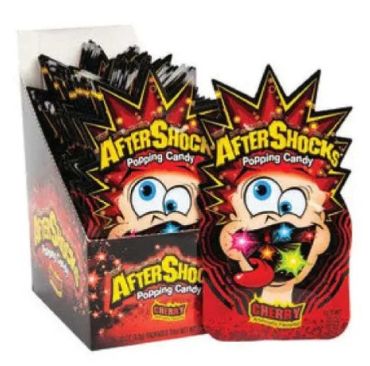 Aftershocks Popping Candy Cherry 9g (0.33oz) (Box of 24)