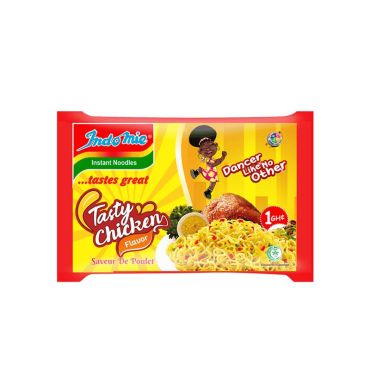 Indomie Tasty Instant Noodles Chicken Flavor 70g (Box of 40)