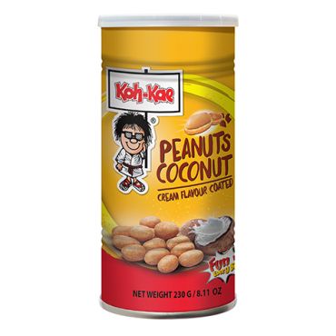 Koh-Kae Peanuts Coconut 230g (Pack of 12)