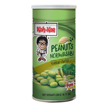 Koh-Kae Peanuts Nori Wasabi 230g (Pack of 12)