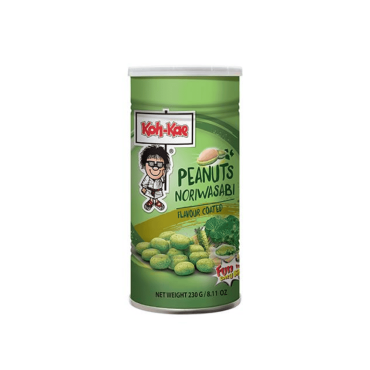 Koh-Kae Peanuts Nori Wasabi 230g (Pack of 12)