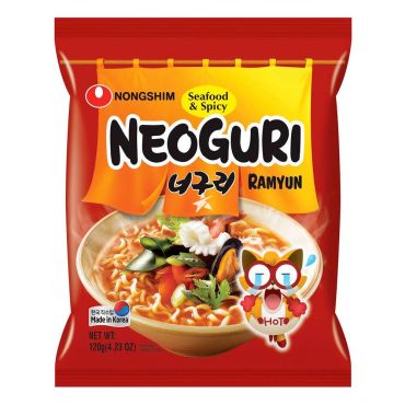 NONGSHIM Neogury Seafood Spicy Ramyun Noodles 120g (Pack of 20)