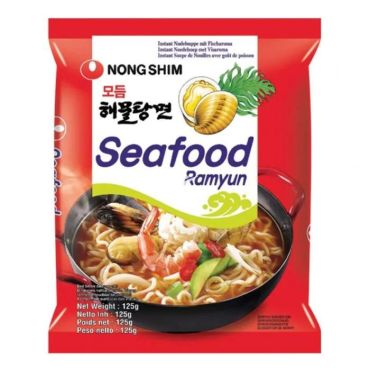 NONGSHIM Seafood Ramyun Noodles 125g (Pack of 20)