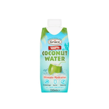 Grace 100% Coconut Water 330ml Tetra (Box of 12)