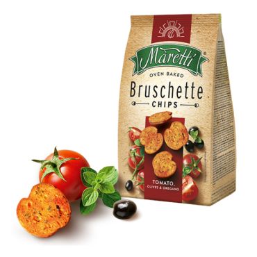 Maretti Bruschette Tomato & Olive PMP 99p 70g (Box of 7)
