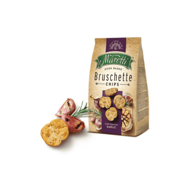 Maretti Bruschette Roasted Garlic PMP 99p 70g (Box of 7)