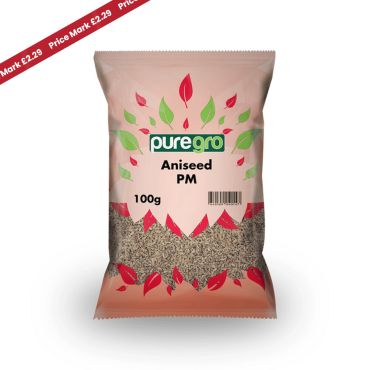 Puregro Aniseed 100g PM 99p (Boz of 10)