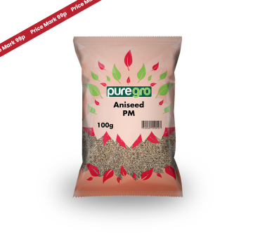 Puregro Aniseed 100g PM 99p (Boz of 10)