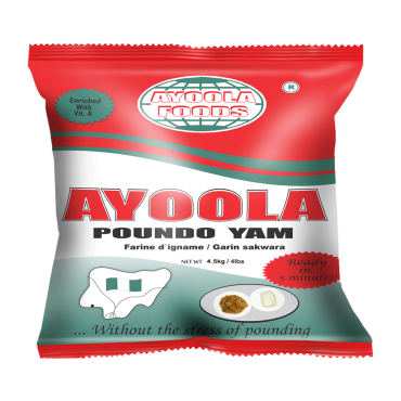 Ayoola Pounded Yam 4.5Kg (Box of 4)