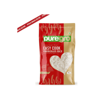 Puregro Easy Cook Rice 2kg PM £2.69