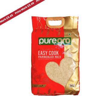 Puregro Easy Cook Rice 5kg PM £5.49