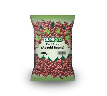 Puregro Red Chori (Adzuki Beans) 500g (Box of 10)