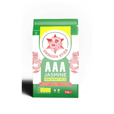 Dragon Star Jasmine Fragrant Rice 5kg PM £5.99