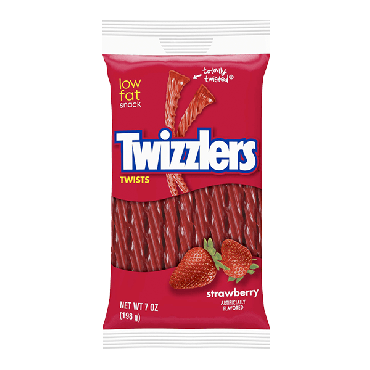 Twizzlers Strawberry Twists 198g (7oz) (Box of 12) - Best Before 30 April 2023
