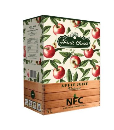 Fruit Oasis Apple Juice Natural Single Pack 5Ltr