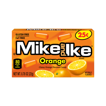 Mike & Ike Orange 22g (0.78oz) (Box of 24)