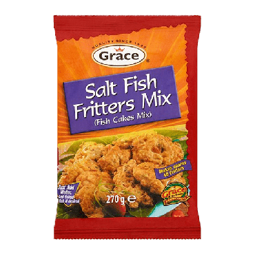Grace Salt Fish Fritter Mix 270g (Box of 6)
