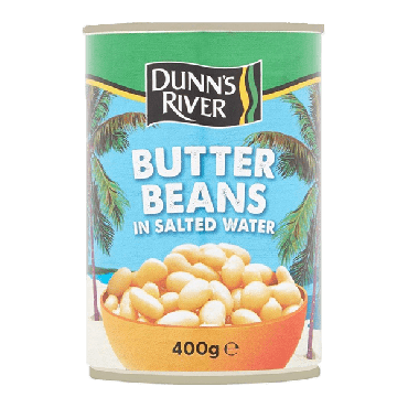 Dunn's River Butter Beans PM 59p 400g (Box of 12)