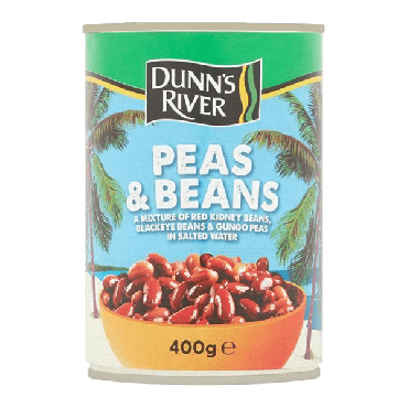 Dunn's River Peas & Beans PM 59p 400g (Box of 12)