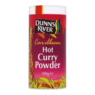 Dunn's River Caribbean Hot Curry Powder 100g (Box of 12)