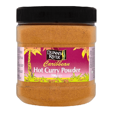 Dunn's River Caribbean Hot Curry Powder 500g (Box of 3)