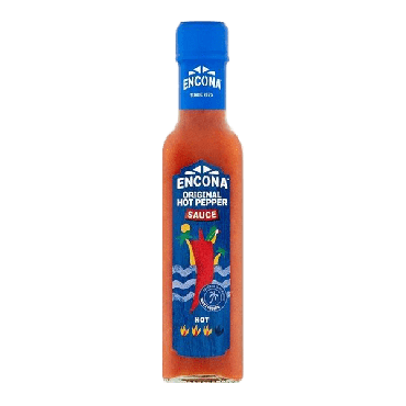 Encona Original Hot Pepper Sauce 220ml (Box of 6)